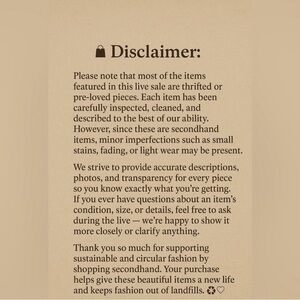 🥰 PLEASE READ BEFORE PURCHASING 🥰